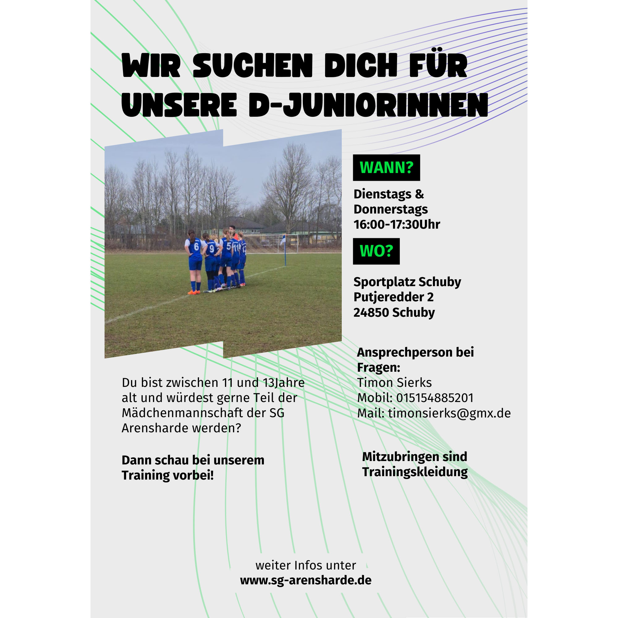 Wir suchen Dich: D-Juniorinnen ⚽️